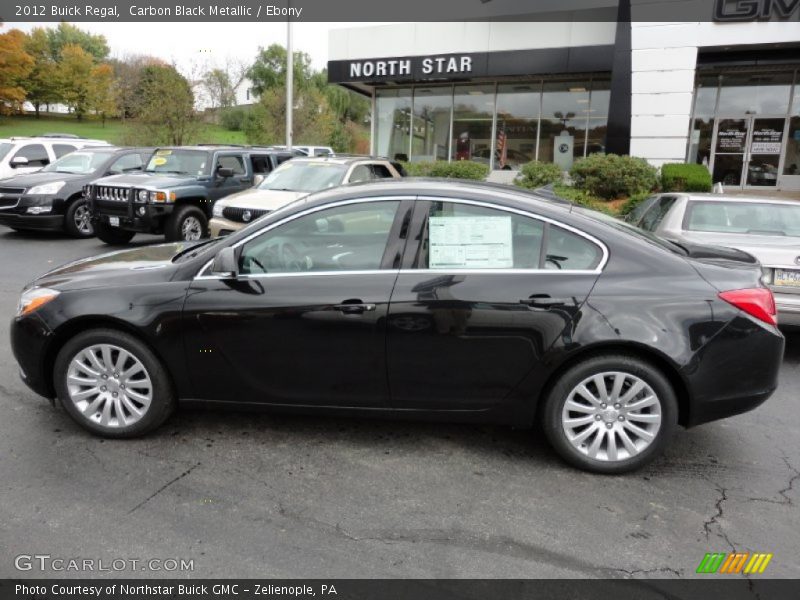 Carbon Black Metallic / Ebony 2012 Buick Regal
