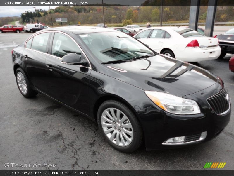 Carbon Black Metallic / Ebony 2012 Buick Regal
