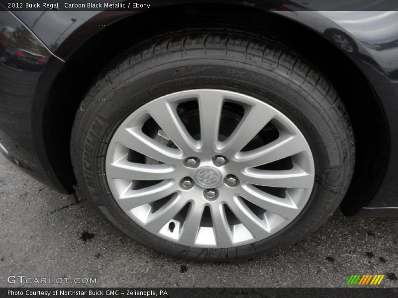 Carbon Black Metallic / Ebony 2012 Buick Regal