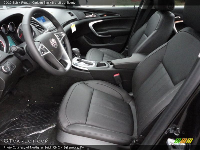 Carbon Black Metallic / Ebony 2012 Buick Regal