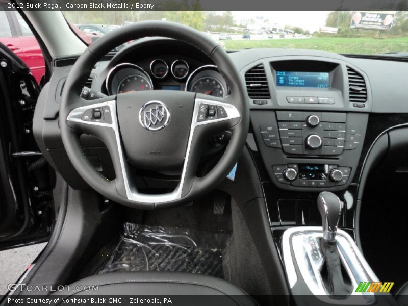 Carbon Black Metallic / Ebony 2012 Buick Regal
