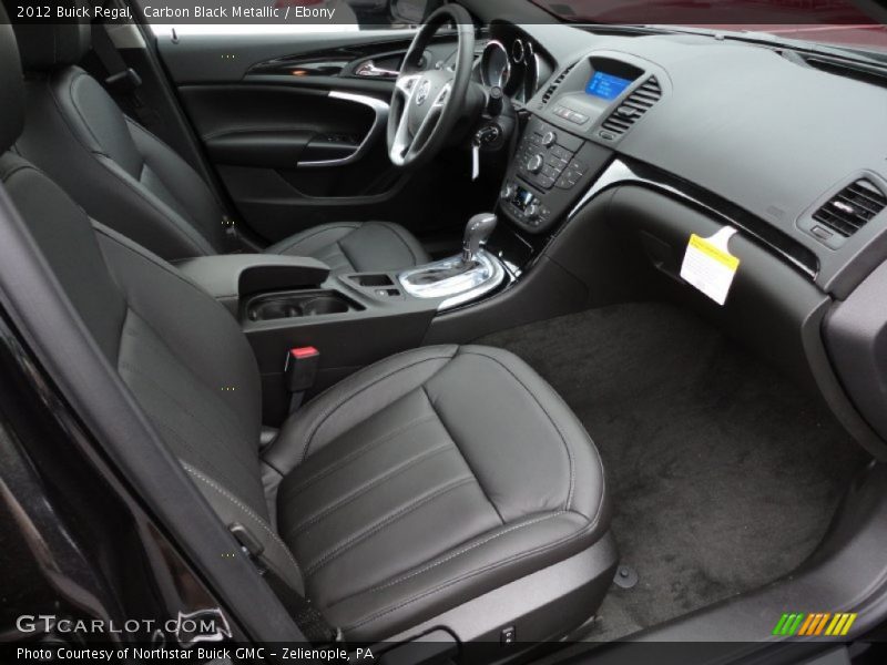Carbon Black Metallic / Ebony 2012 Buick Regal