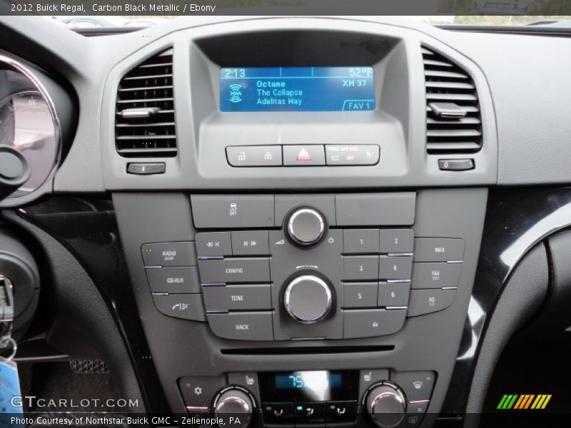 Carbon Black Metallic / Ebony 2012 Buick Regal