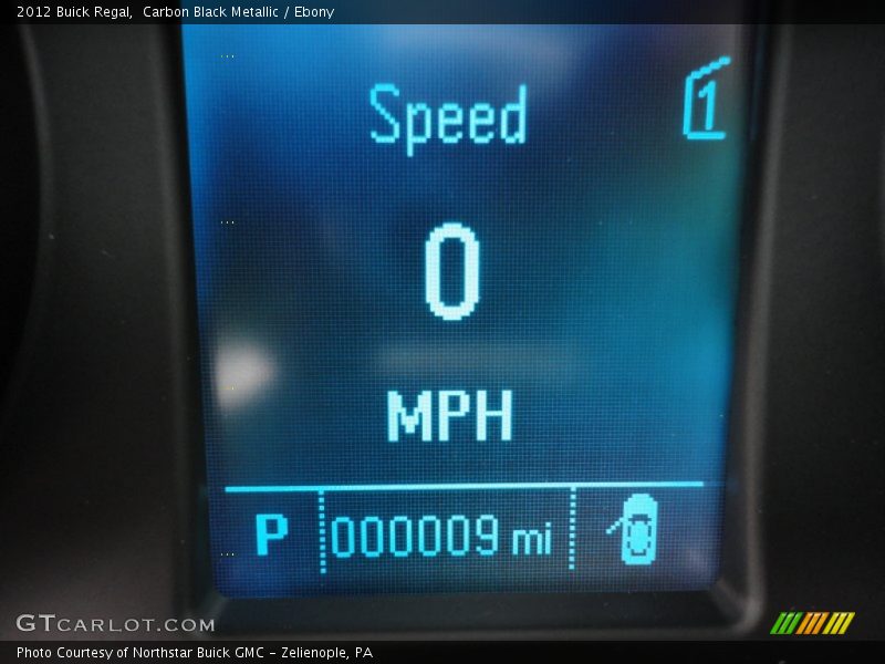 Carbon Black Metallic / Ebony 2012 Buick Regal