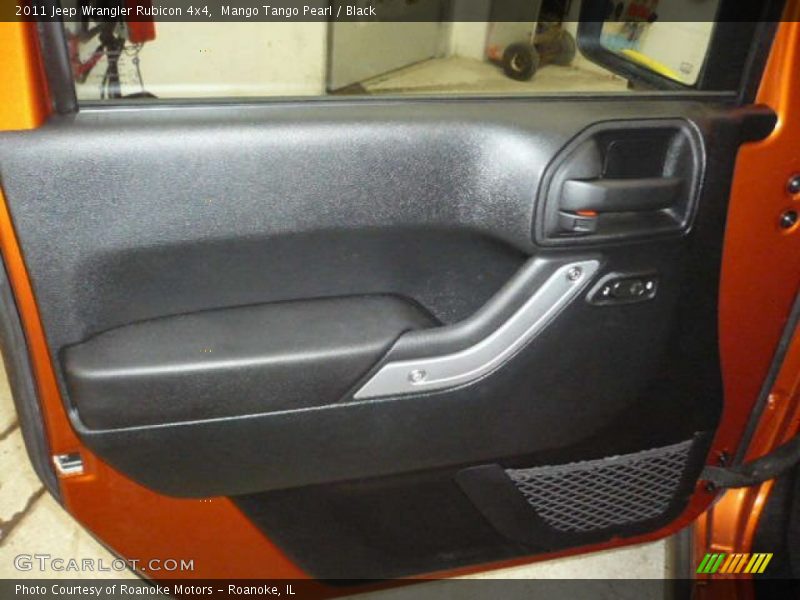 Mango Tango Pearl / Black 2011 Jeep Wrangler Rubicon 4x4