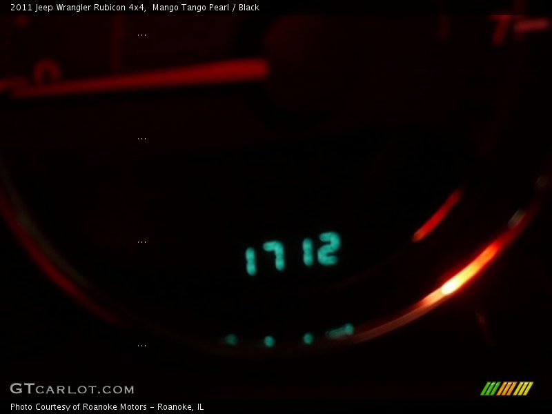 Mango Tango Pearl / Black 2011 Jeep Wrangler Rubicon 4x4