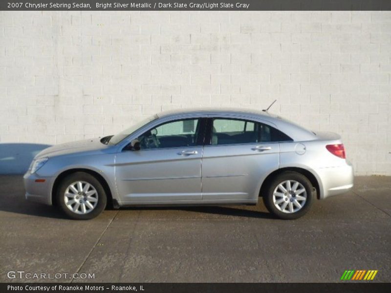 Bright Silver Metallic / Dark Slate Gray/Light Slate Gray 2007 Chrysler Sebring Sedan