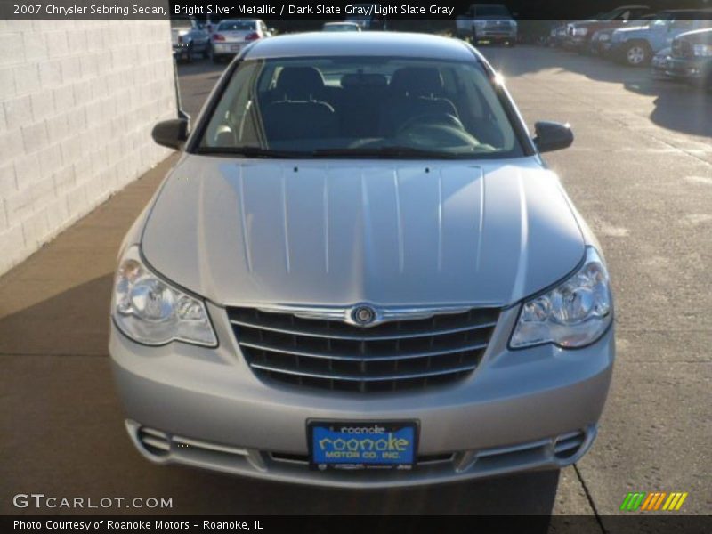 Bright Silver Metallic / Dark Slate Gray/Light Slate Gray 2007 Chrysler Sebring Sedan