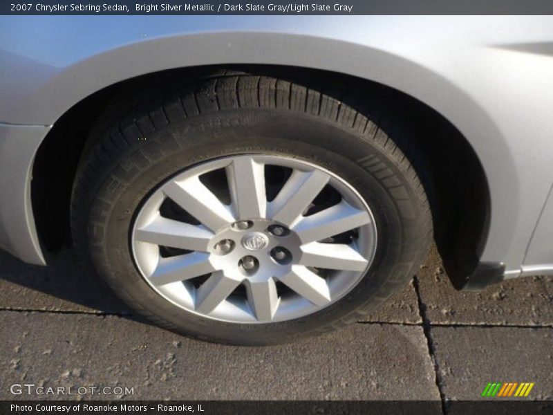 Bright Silver Metallic / Dark Slate Gray/Light Slate Gray 2007 Chrysler Sebring Sedan