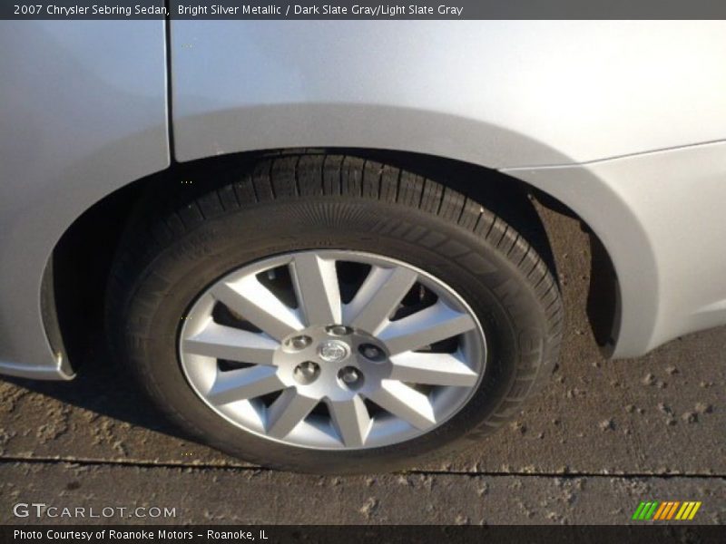 Bright Silver Metallic / Dark Slate Gray/Light Slate Gray 2007 Chrysler Sebring Sedan