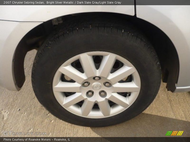 Bright Silver Metallic / Dark Slate Gray/Light Slate Gray 2007 Chrysler Sebring Sedan