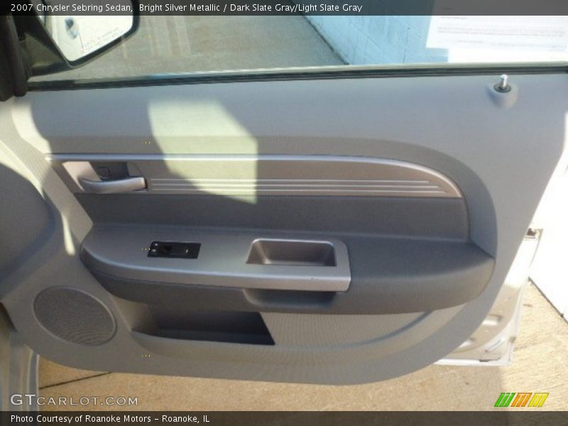 Bright Silver Metallic / Dark Slate Gray/Light Slate Gray 2007 Chrysler Sebring Sedan