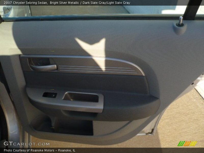 Bright Silver Metallic / Dark Slate Gray/Light Slate Gray 2007 Chrysler Sebring Sedan