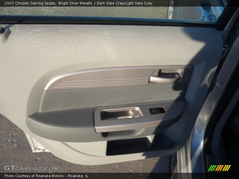 Bright Silver Metallic / Dark Slate Gray/Light Slate Gray 2007 Chrysler Sebring Sedan