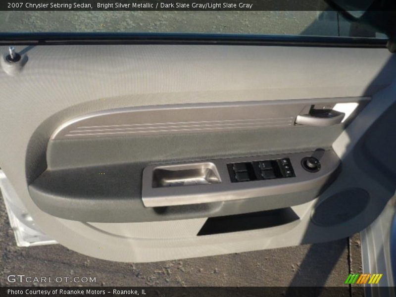 Bright Silver Metallic / Dark Slate Gray/Light Slate Gray 2007 Chrysler Sebring Sedan