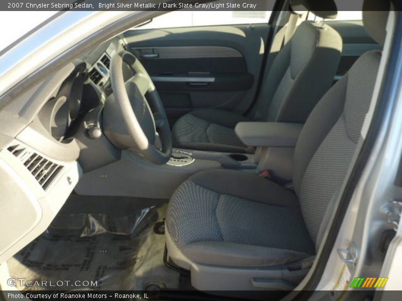 Bright Silver Metallic / Dark Slate Gray/Light Slate Gray 2007 Chrysler Sebring Sedan