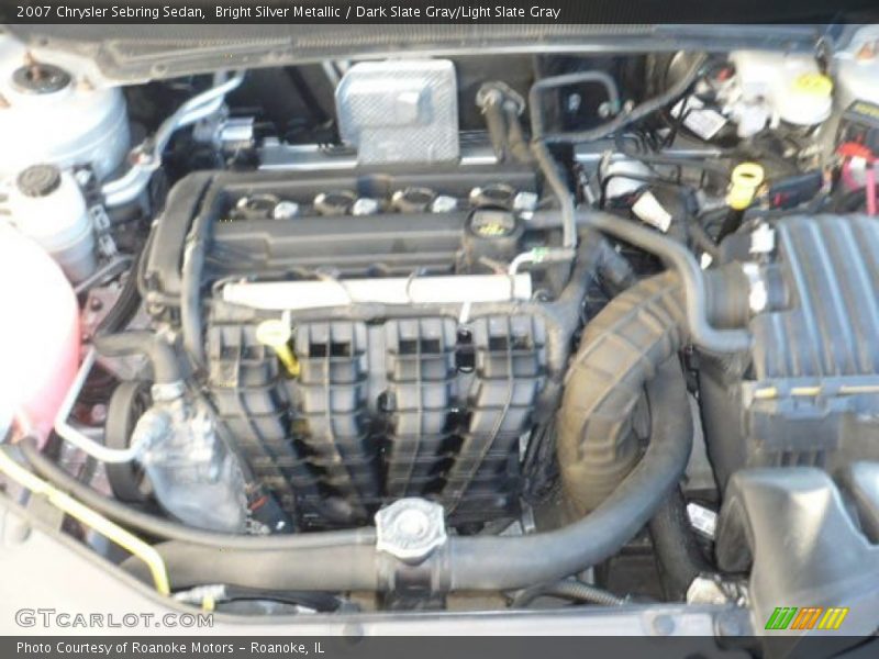 Bright Silver Metallic / Dark Slate Gray/Light Slate Gray 2007 Chrysler Sebring Sedan