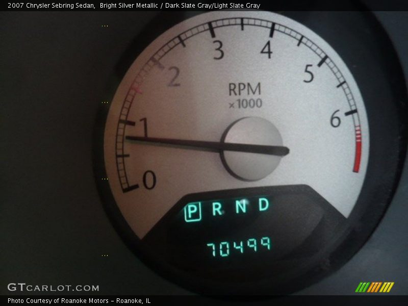 Bright Silver Metallic / Dark Slate Gray/Light Slate Gray 2007 Chrysler Sebring Sedan