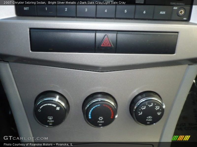 Bright Silver Metallic / Dark Slate Gray/Light Slate Gray 2007 Chrysler Sebring Sedan