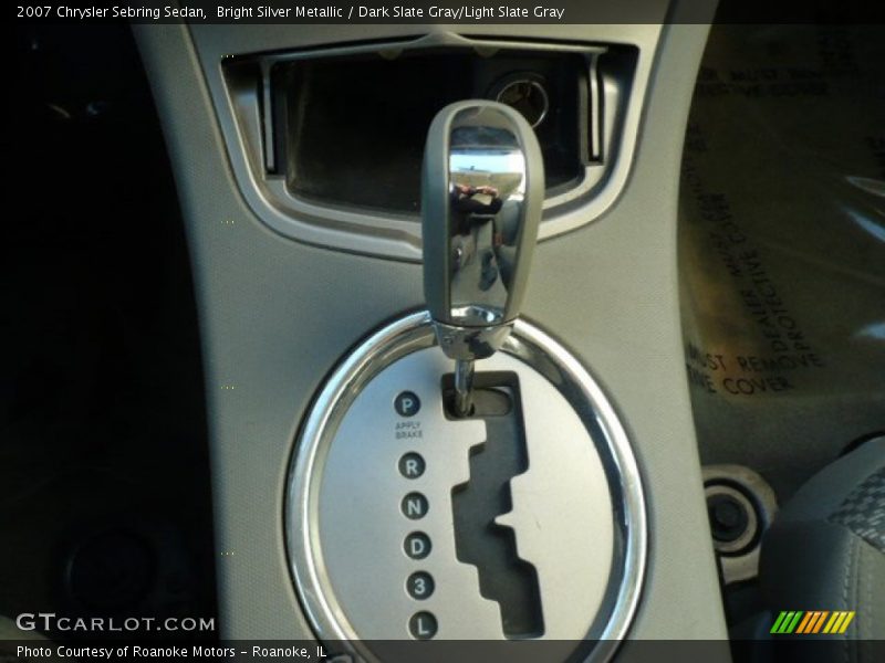 Bright Silver Metallic / Dark Slate Gray/Light Slate Gray 2007 Chrysler Sebring Sedan