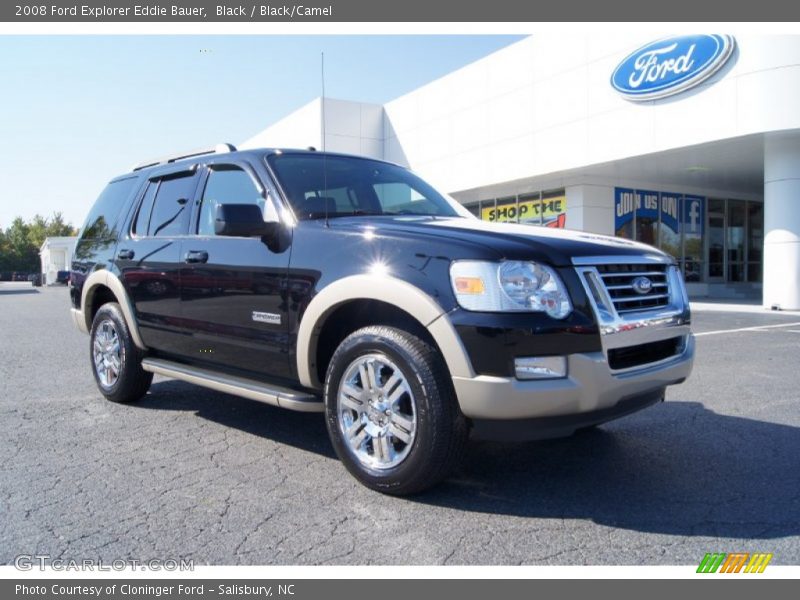 Black / Black/Camel 2008 Ford Explorer Eddie Bauer