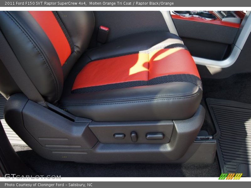Molten Orange Tri Coat / Raptor Black/Orange 2011 Ford F150 SVT Raptor SuperCrew 4x4