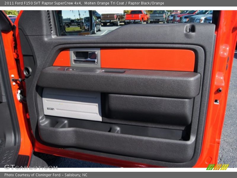 Door Panel of 2011 F150 SVT Raptor SuperCrew 4x4