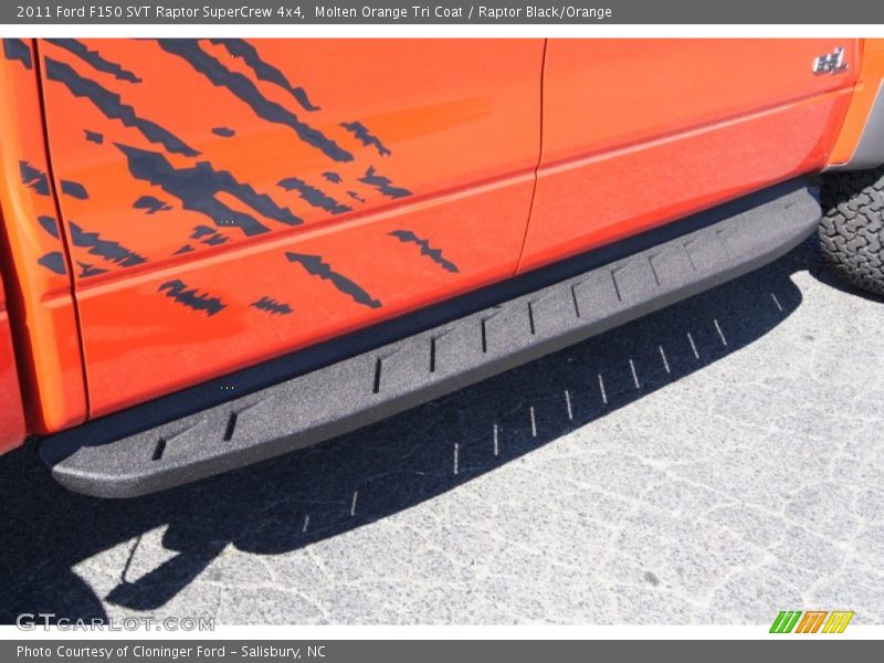 Molten Orange Tri Coat / Raptor Black/Orange 2011 Ford F150 SVT Raptor SuperCrew 4x4