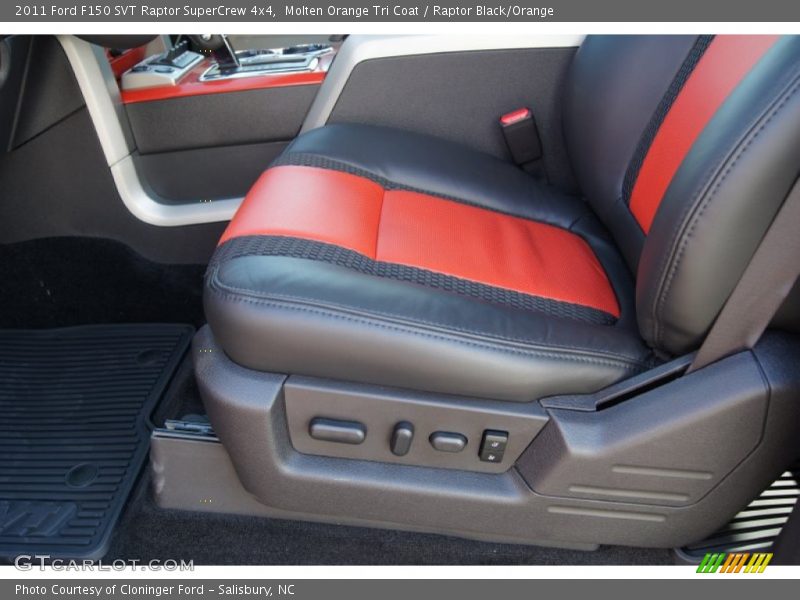 Molten Orange Tri Coat / Raptor Black/Orange 2011 Ford F150 SVT Raptor SuperCrew 4x4