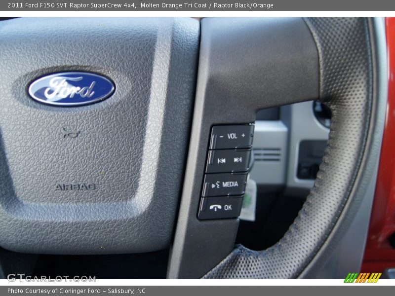 Molten Orange Tri Coat / Raptor Black/Orange 2011 Ford F150 SVT Raptor SuperCrew 4x4
