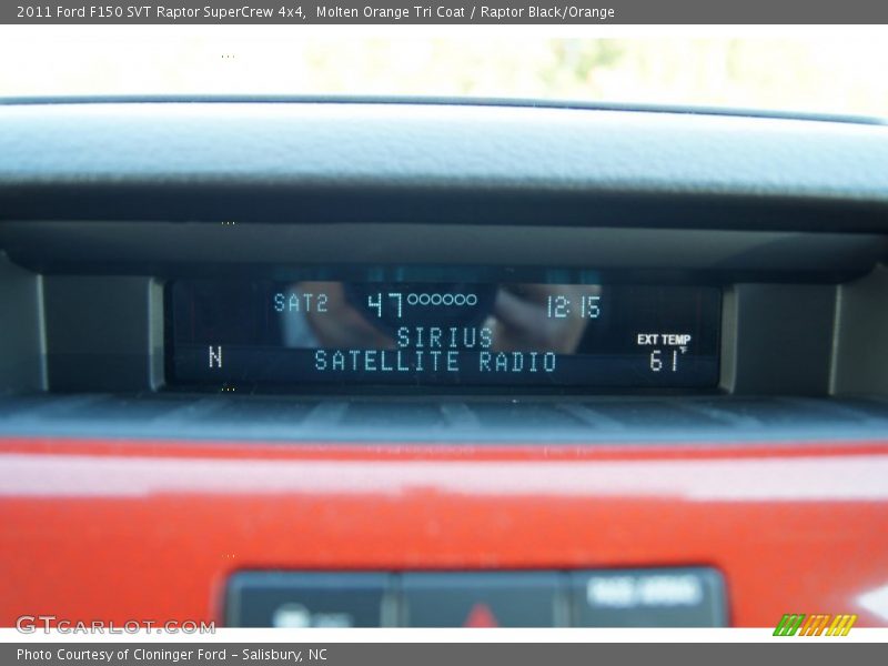 Molten Orange Tri Coat / Raptor Black/Orange 2011 Ford F150 SVT Raptor SuperCrew 4x4