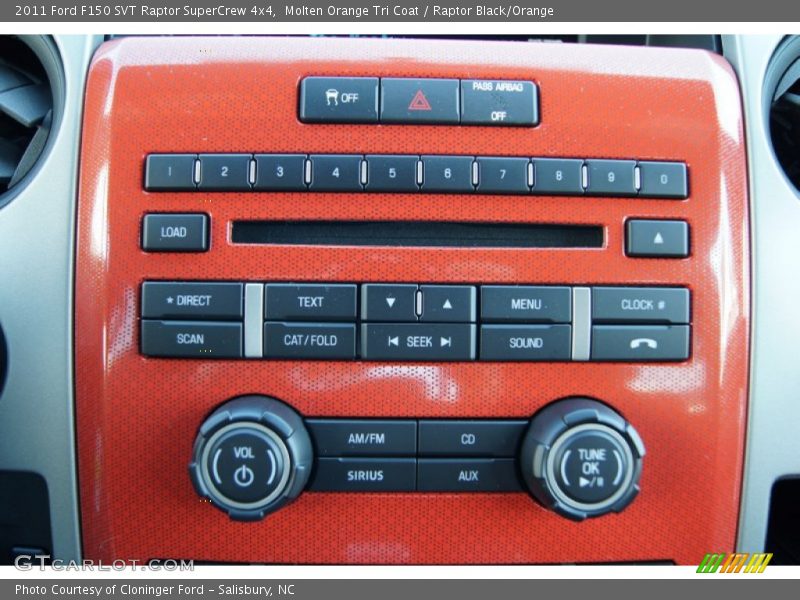 Controls of 2011 F150 SVT Raptor SuperCrew 4x4