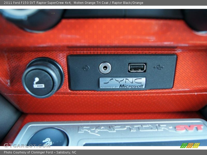 Molten Orange Tri Coat / Raptor Black/Orange 2011 Ford F150 SVT Raptor SuperCrew 4x4
