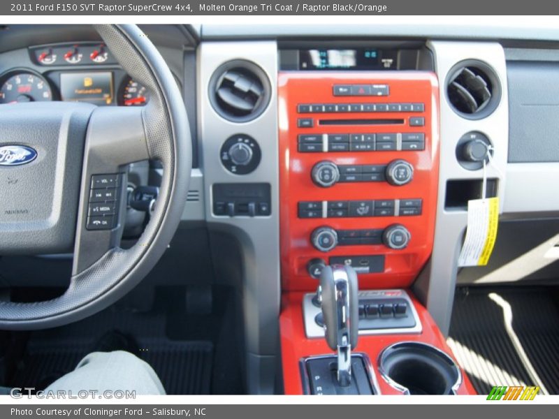 Molten Orange Tri Coat / Raptor Black/Orange 2011 Ford F150 SVT Raptor SuperCrew 4x4