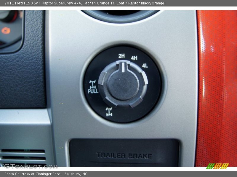 Controls of 2011 F150 SVT Raptor SuperCrew 4x4