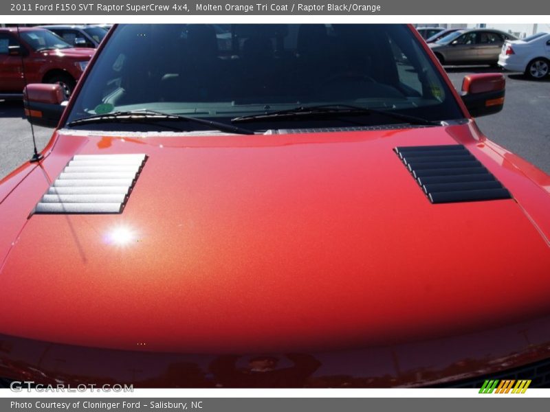 Molten Orange Tri Coat / Raptor Black/Orange 2011 Ford F150 SVT Raptor SuperCrew 4x4