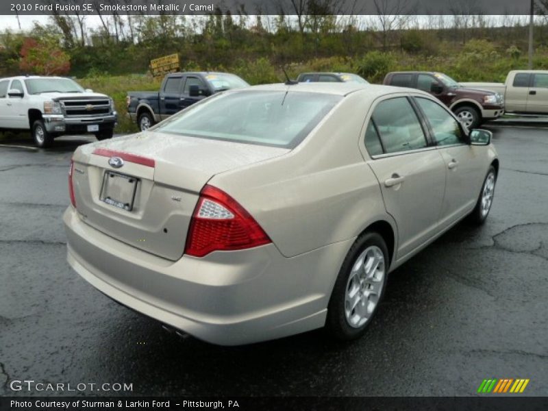 Smokestone Metallic / Camel 2010 Ford Fusion SE