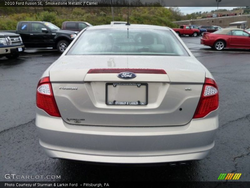 Smokestone Metallic / Camel 2010 Ford Fusion SE