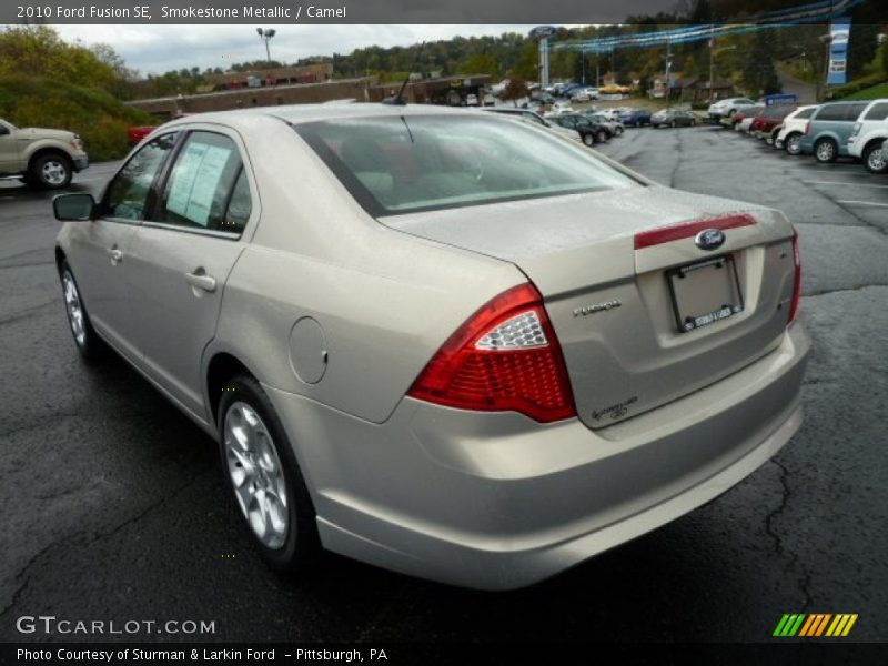 Smokestone Metallic / Camel 2010 Ford Fusion SE
