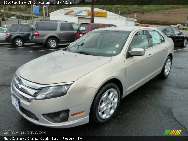 Smokestone Metallic / Camel 2010 Ford Fusion SE