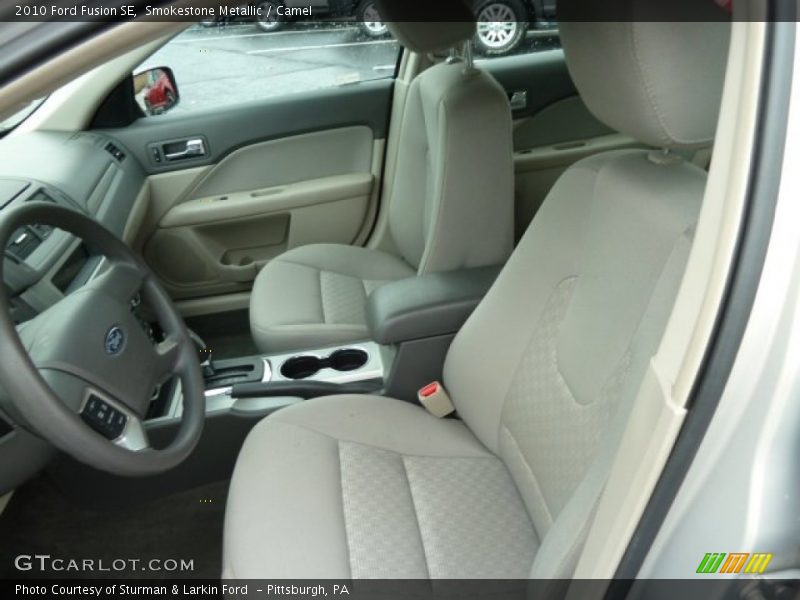 Smokestone Metallic / Camel 2010 Ford Fusion SE