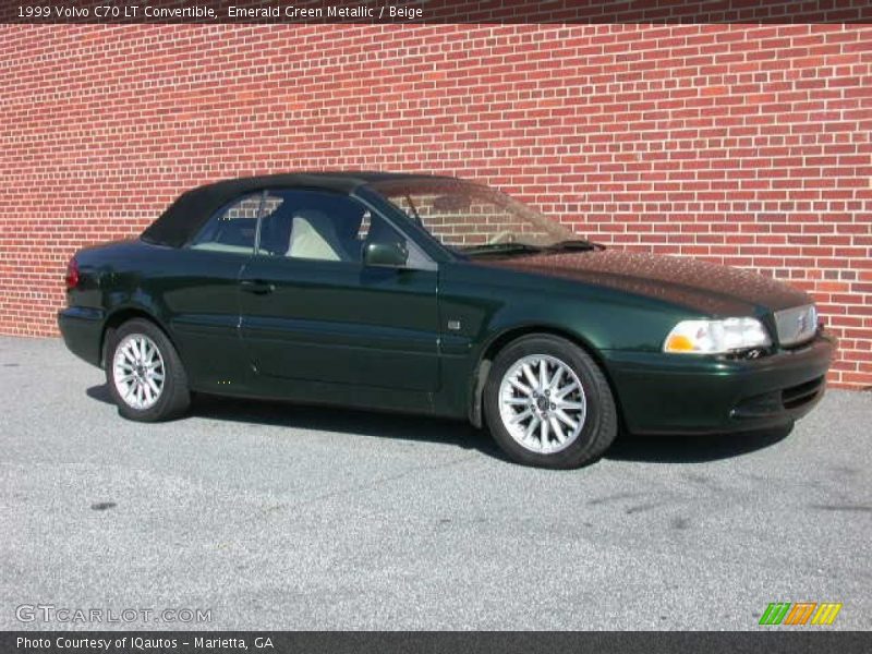 Emerald Green Metallic / Beige 1999 Volvo C70 LT Convertible