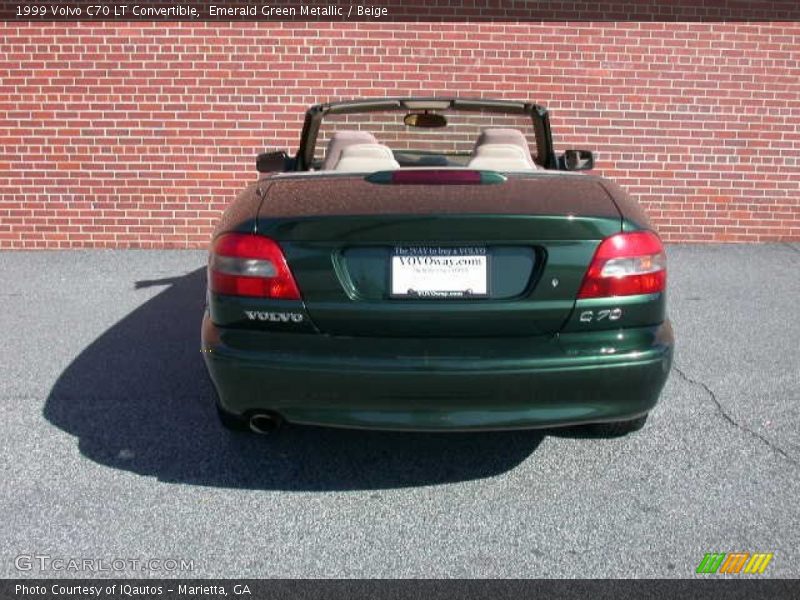 Emerald Green Metallic / Beige 1999 Volvo C70 LT Convertible