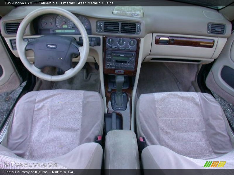 Emerald Green Metallic / Beige 1999 Volvo C70 LT Convertible