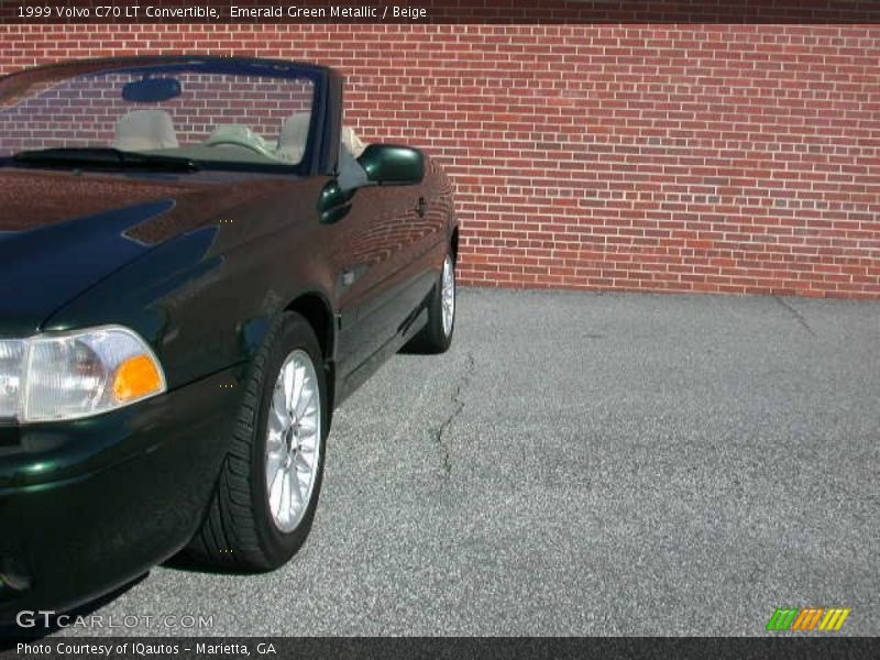 Emerald Green Metallic / Beige 1999 Volvo C70 LT Convertible