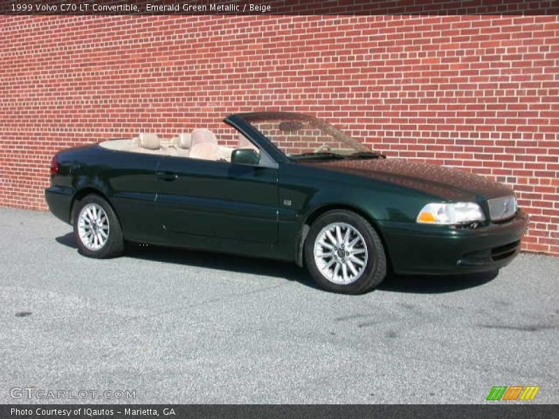 Emerald Green Metallic / Beige 1999 Volvo C70 LT Convertible