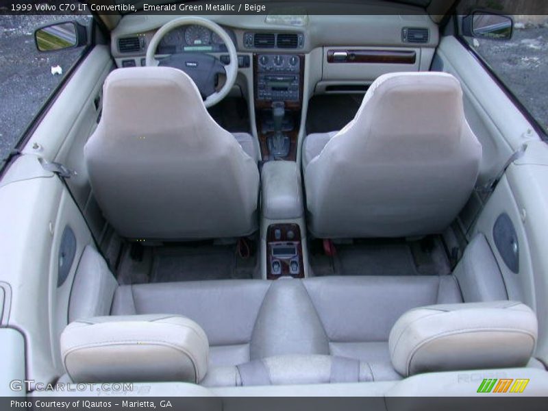 Emerald Green Metallic / Beige 1999 Volvo C70 LT Convertible