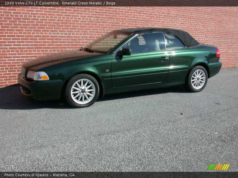 Emerald Green Metallic / Beige 1999 Volvo C70 LT Convertible