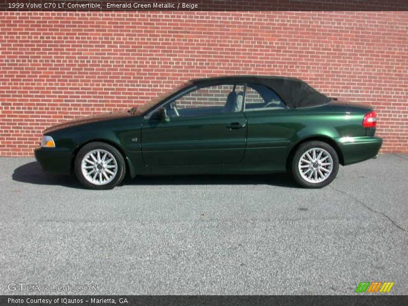 Emerald Green Metallic / Beige 1999 Volvo C70 LT Convertible