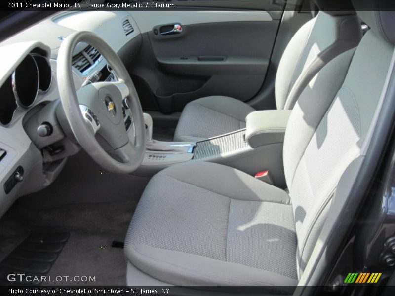 Taupe Gray Metallic / Titanium 2011 Chevrolet Malibu LS